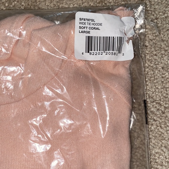 Gibsonlook pink hoodie and matching tie dye belted  joggers size Large brand new - Picture 13 of 16